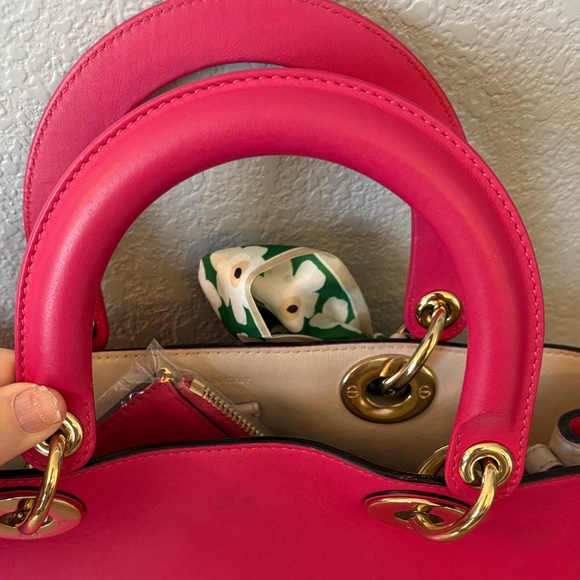 Dior Pink Satchel with Clutch and Crossbody Strap - Picture 5 of 15
